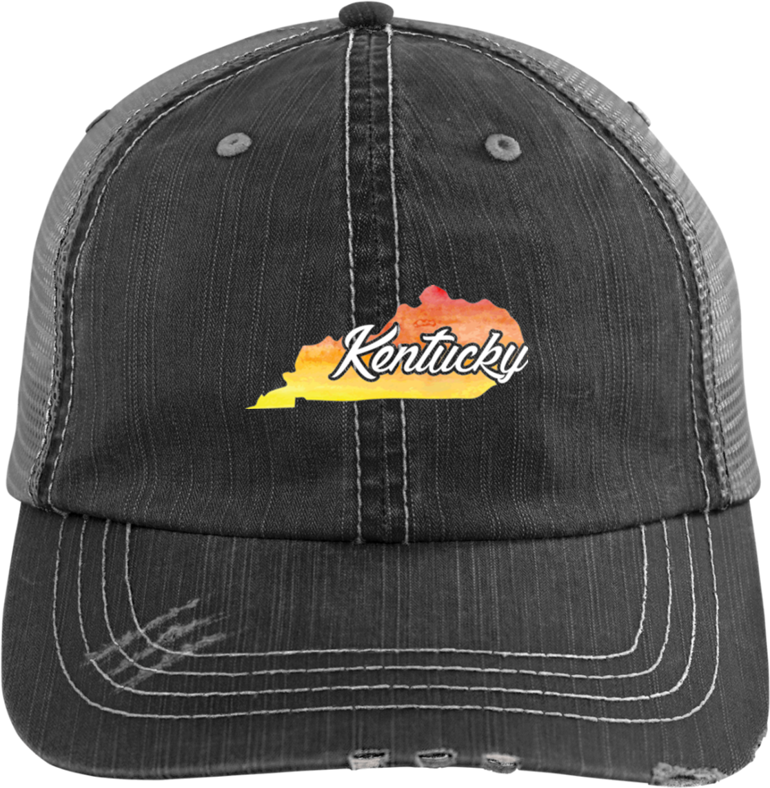 Watercolor Kentucky Home Hat State Of Kentucky Hat - Unstructured Trucker Cap - I Might Have Ms (1155x1155), Png Download