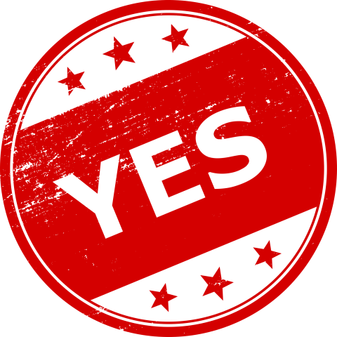 Free Png Yes Stamp Png Images Transparent - Yes Stamp Png (480x480), Png Download