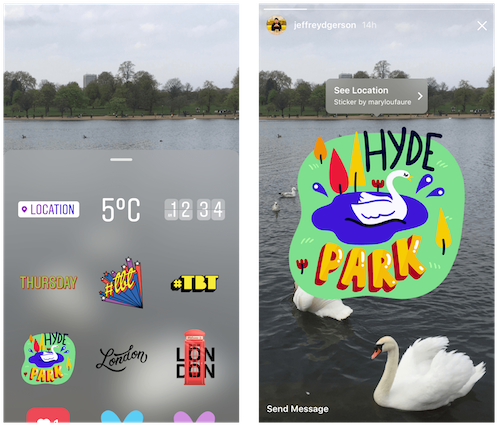 Svg Free Download Beat The Algorithm In Stories Analytics - Instagram Stories Stickers Png (530x458), Png Download