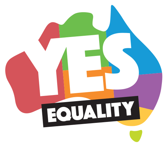 Australian Catholics Welcome “yes” Victory In Marriage - Yes Marriage Equality Australia (549x481), Png Download