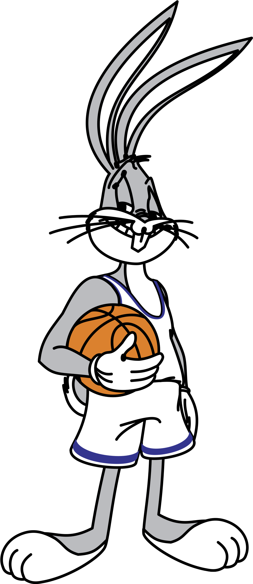 Warner Bros Logo Png Transparent - Tune Squad Bugs Bunny (2400x2400), Png Download