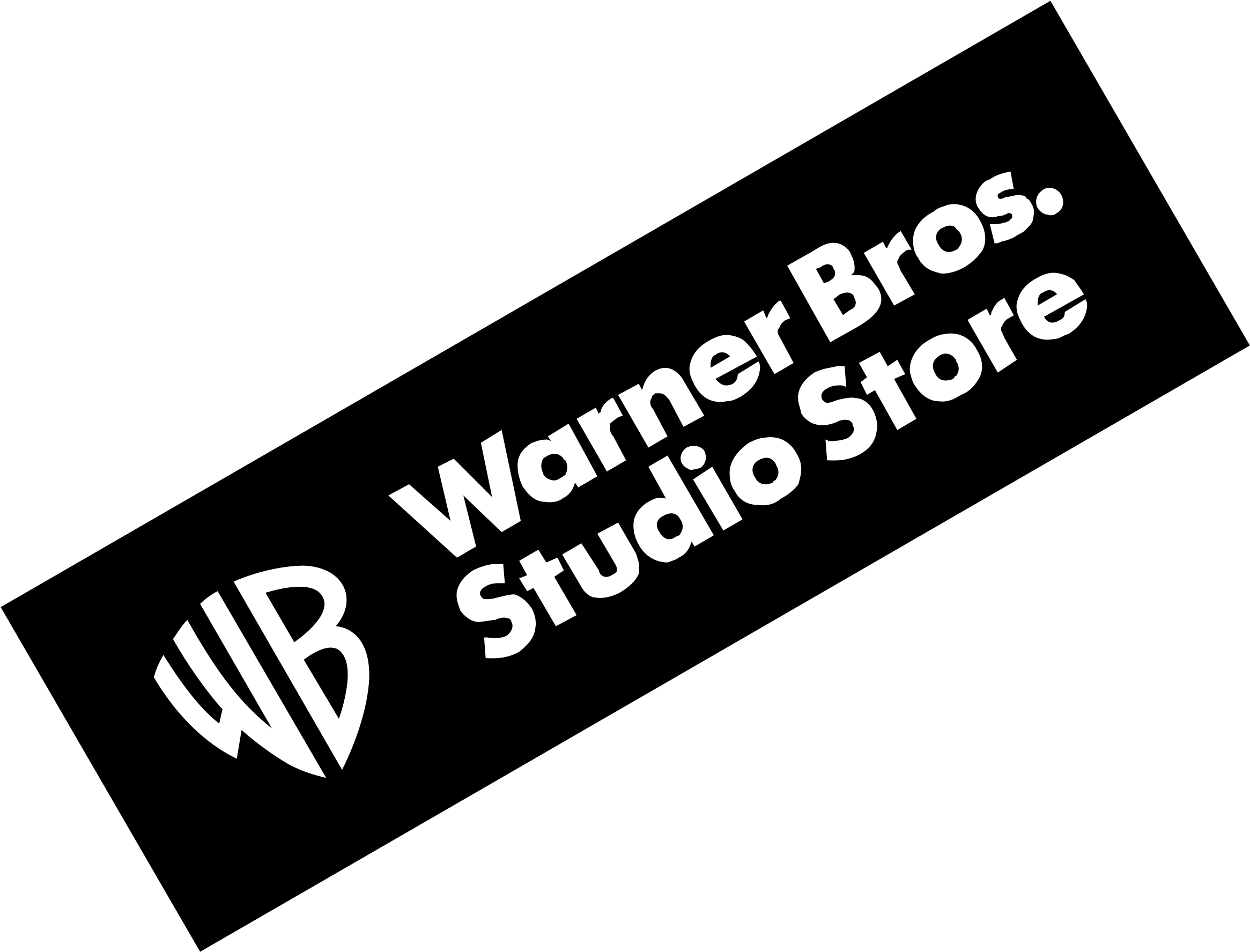 Warner Bros Studio Store Logo Png Transparent - Warner Bros Store Logo (2400x2400), Png Download