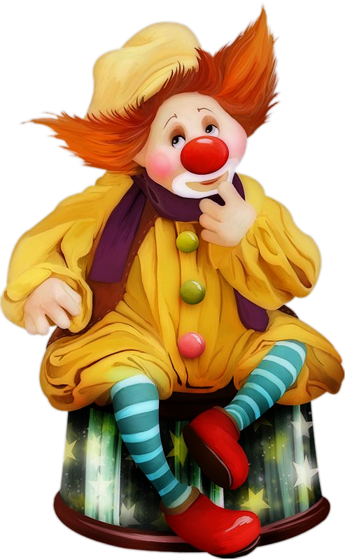 De - Clowns Psp Tube (493x800), Png Download