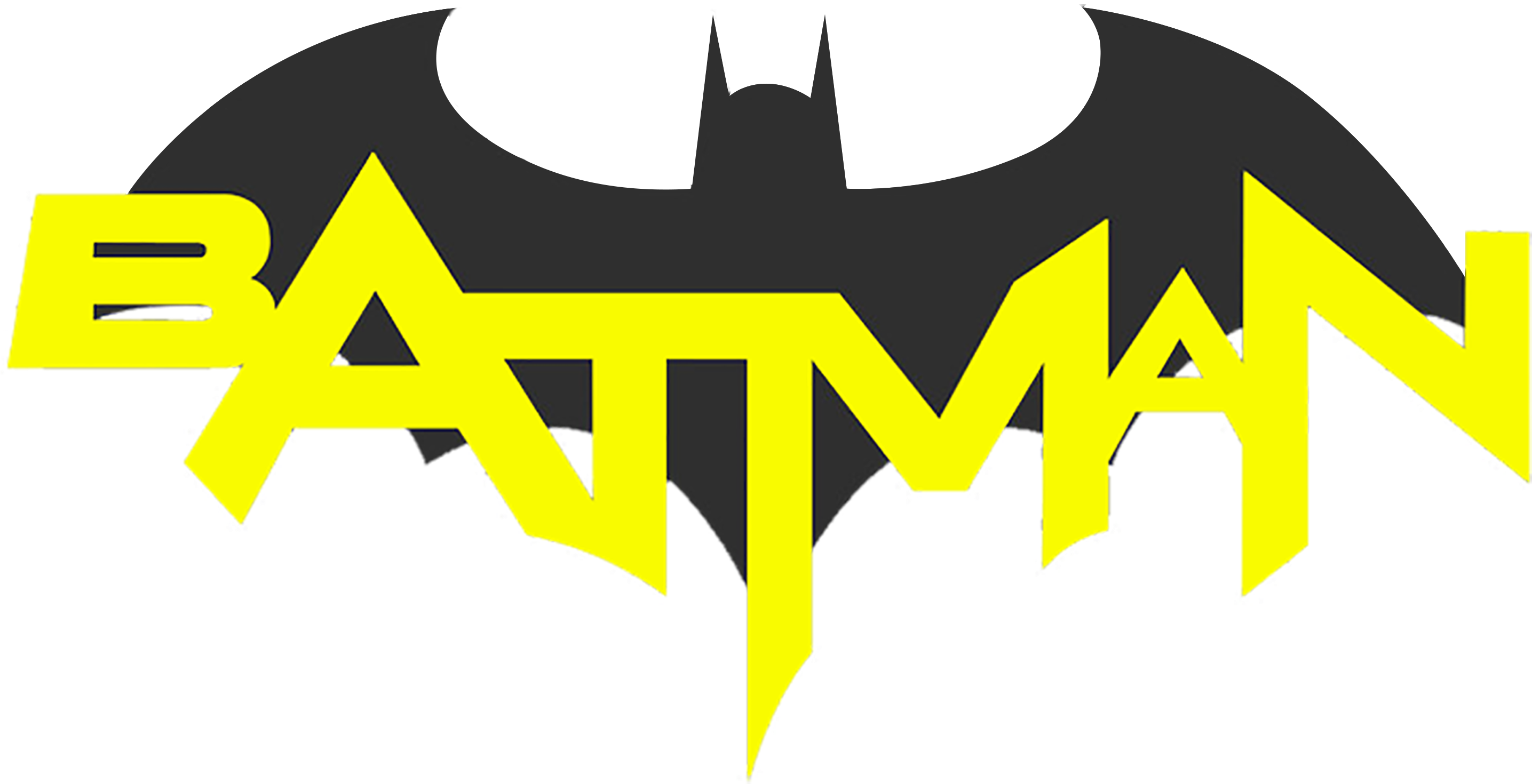 "batman" Volume 2 Logo Recreated With Photoshop - Batman The Ride Six Flags Discovery Kingdom (3000x3000), Png Download