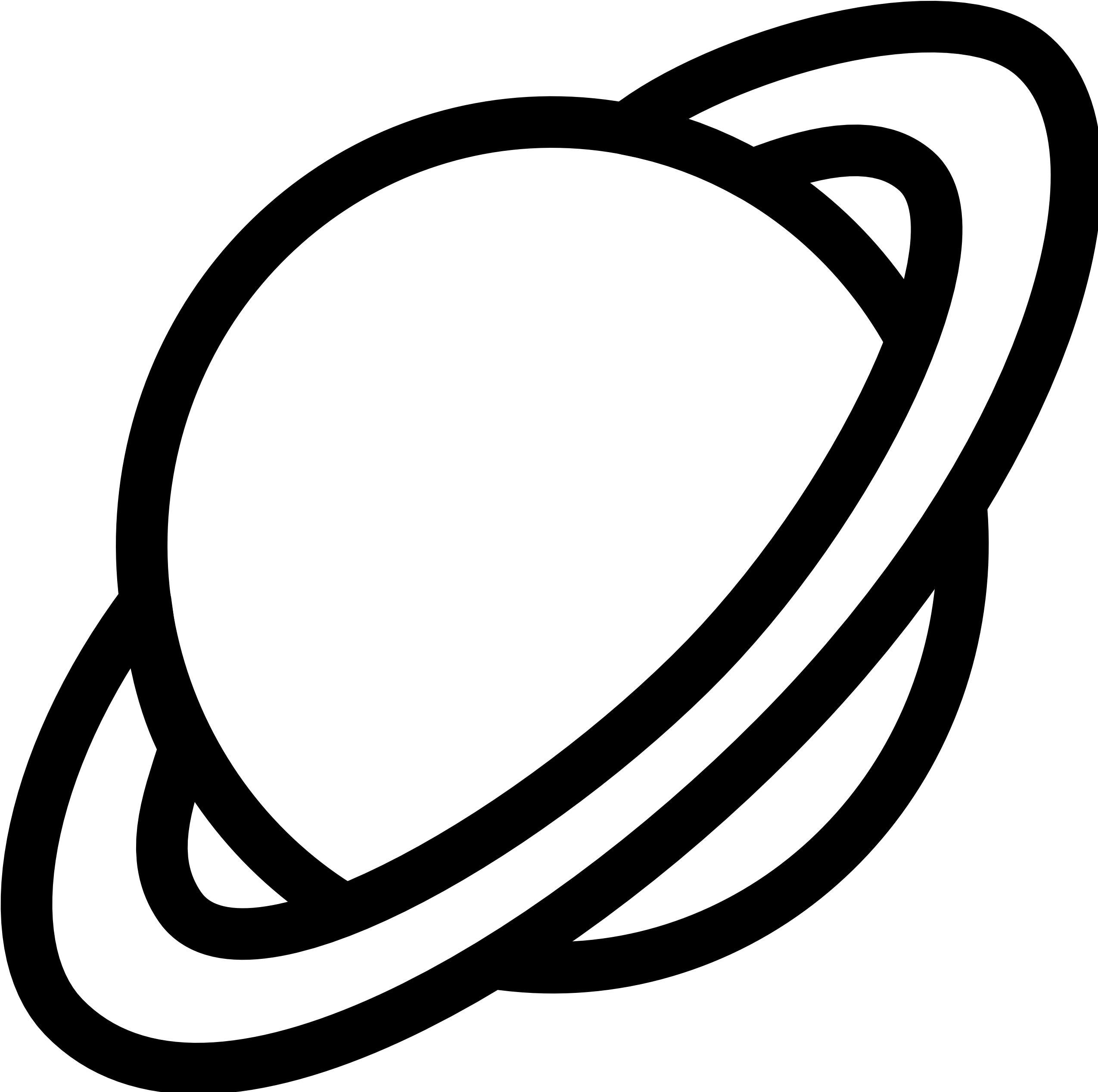 Planet Earth Clipart Outline - Saturn Clipart (2555x2555), Png Download
