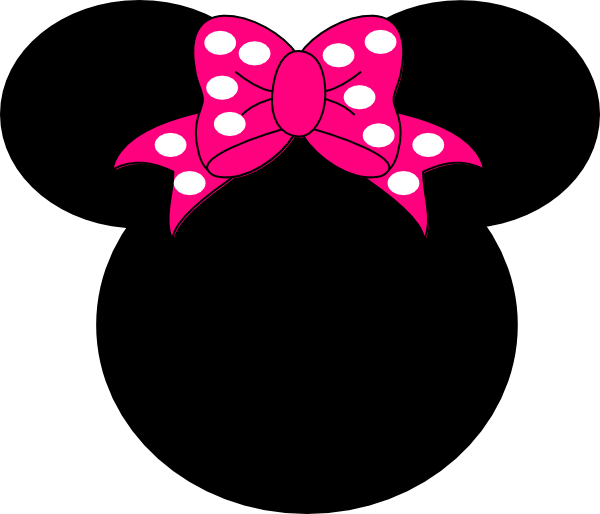 Disney On Clipart Library - Minnie Mouse Head Png (600x514), Png Download