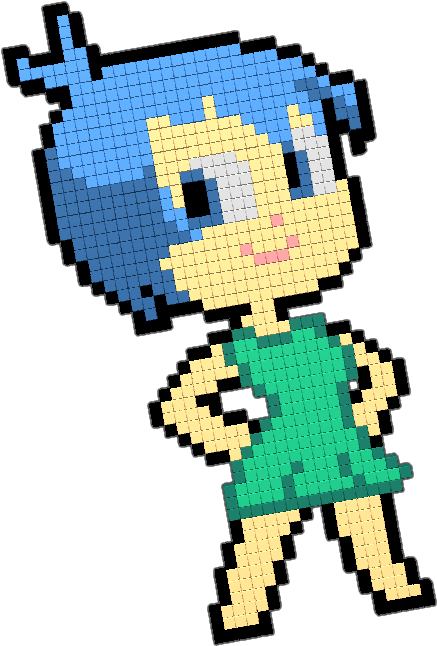 Please Give Credit Joy From Inside Out - Cartoon (768x768), Png Download