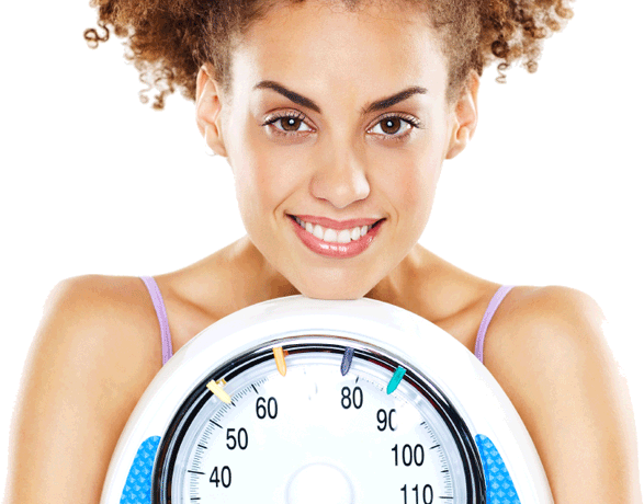 Happy-scale - Weight Loss Scale Happy (587x460), Png Download