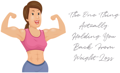 The One Thing Actually Holding You Back From Weight - Muscular Woman Cartoon (560x315), Png Download