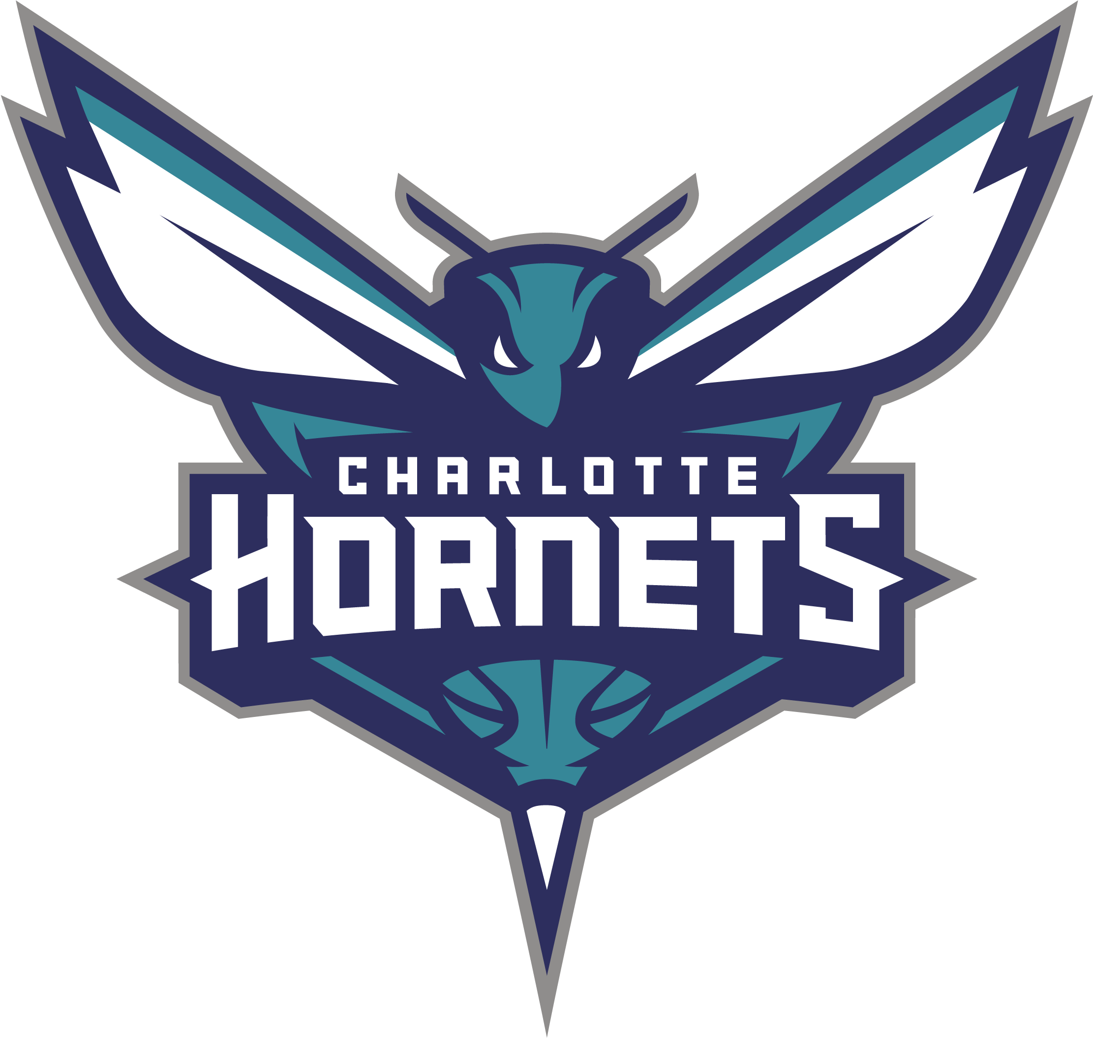 Charlotte Hornets Logo - Charlotte Hornets Logo Png (3840x2160), Png Download