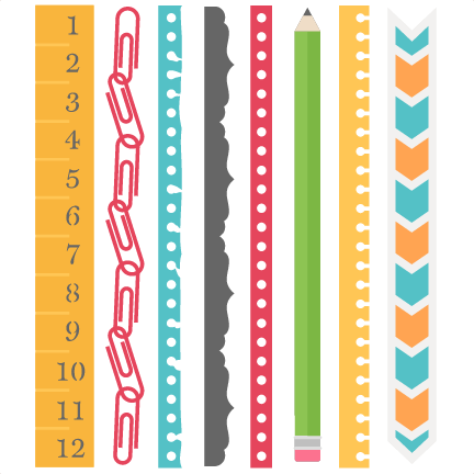 School Border Png Photo - School Border Clipart Png (432x432), Png Download