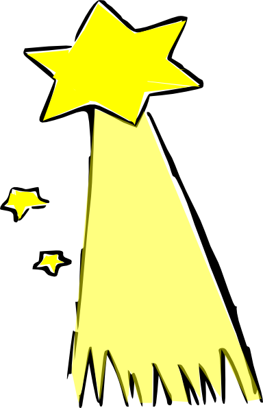 Download Shooting Star Clipart Big Yellow - Shooting Star Cartoon Png PNG  Image with No Background 
