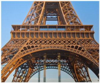 Detail Of Eiffel Tower, Paris, France Poster • Pixers® - Eiffel Tower (400x400), Png Download