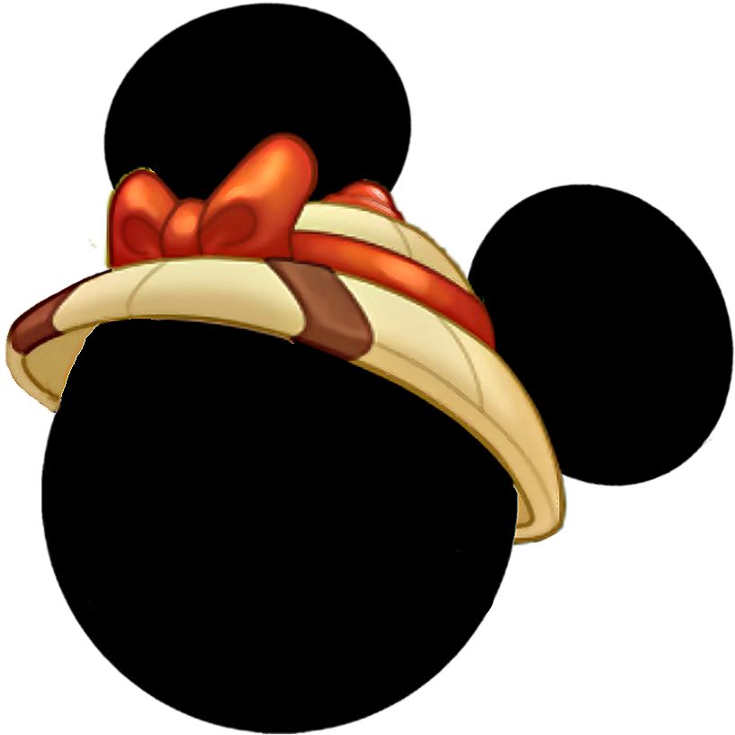 Safari Minnie Head - Safari Minnie Mouse Ears (850x832), Png Download