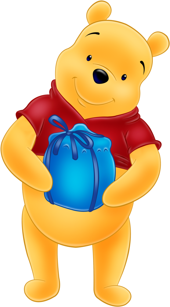 Teddy Bear Winnie The Pooh Png Png Images - Winnie The Pooh Png Png (400x697), Png Download