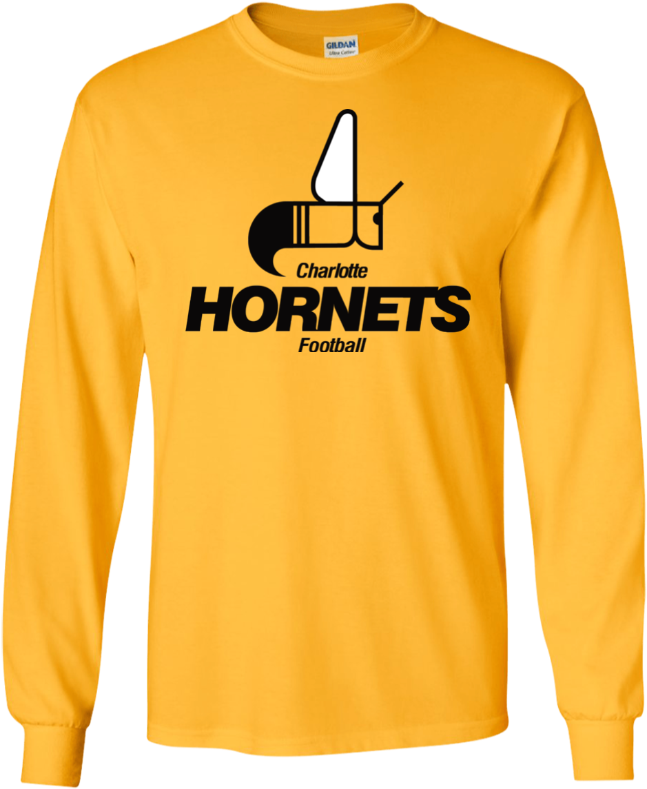 Charlotte Hornets Retro World Football League Wfl Logo - Comic (1155x1155), Png Download