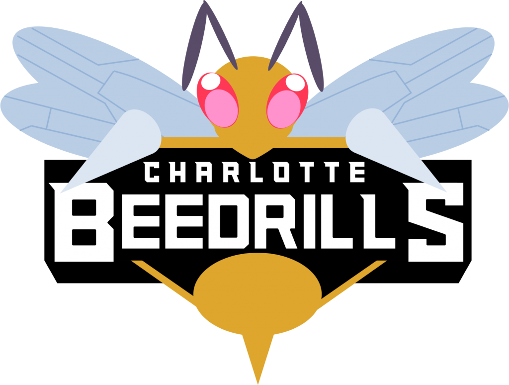 Charlotte Beedrills Charlotte Hornets X Beedrill - Charlotte Beedrills (1024x774), Png Download