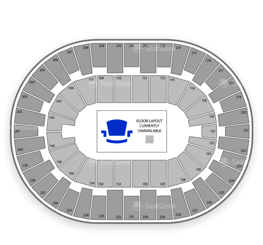 Charlotte Hornets Seating Chart - North Charleston Coliseum & Performing Arts Center (1000x1000), Png Download