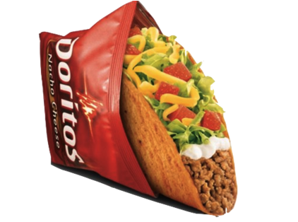 Doritos Locos Taco In A Doritos Bag - Doritos Locos Tacos (500x313), Png Download