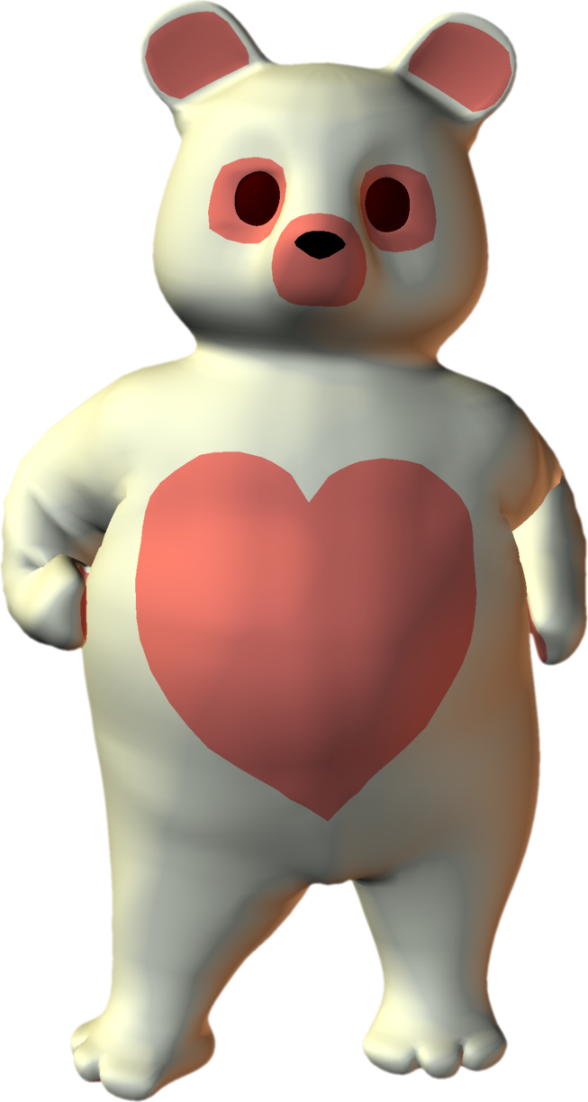 Clipart Heart Bear - Teddy Bear (653x1223), Png Download