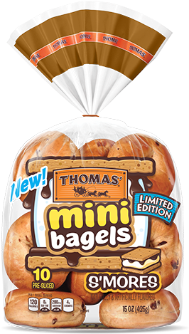 Thomas S'mores Mini Bagels - Thomas S Mores Bagels (515x515), Png Download