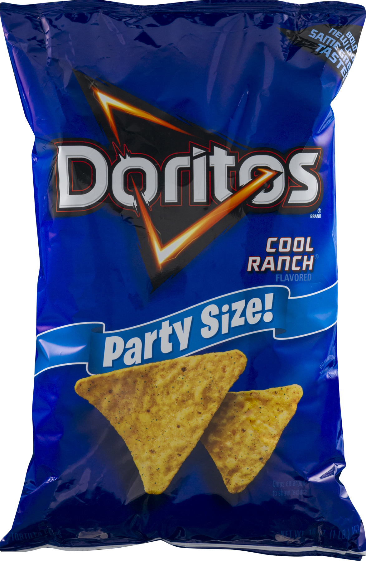 Doritos Cool Ranch Snack Bag Nutrition Facts Nutrition - Doritos Cool Ranch Flavored Tortilla Chips - 15.5 Oz (1174x1800), Png Download