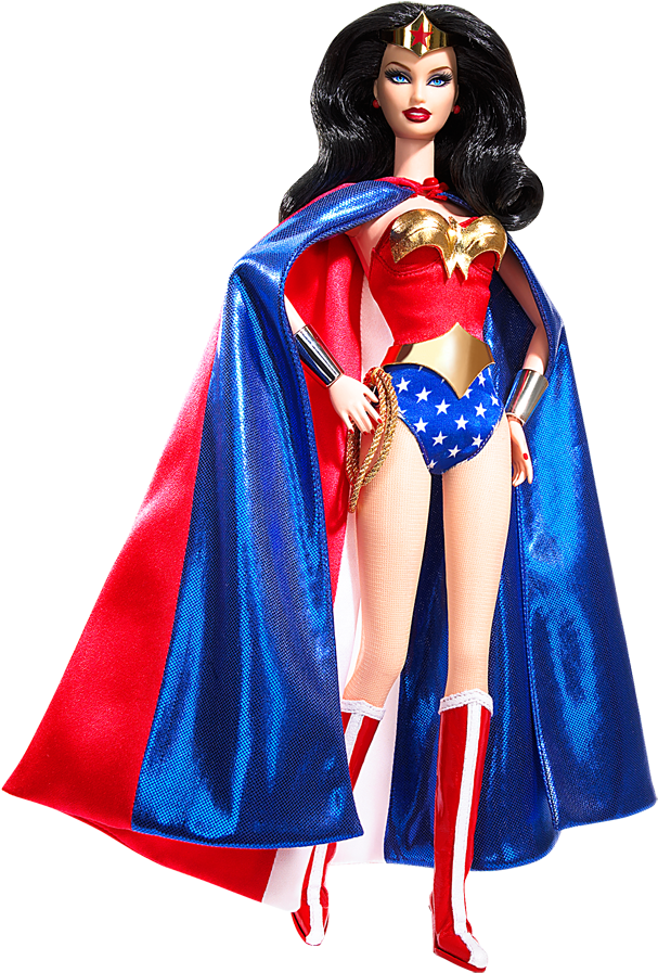 Wonder Woman Clipart Google - Barbie Dc Wonder Woman (640x950), Png Download