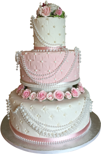 Natural Wedding Cake Png - Wedding Cake Transparent (600x562), Png Download