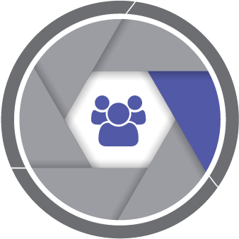 Cultivate Circle Graphic With Users Icon - Arabia Faenza (421x337), Png Download