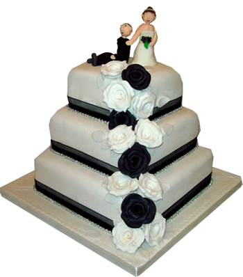 Wedding Cakes - Wedding Cake (350x398), Png Download