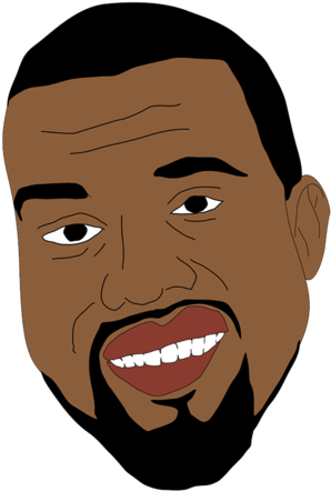 7-kanye (1000x667), Png Download