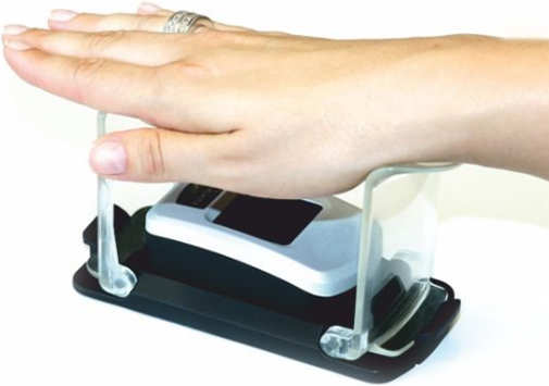 Palm Vein Technology - Hand Scanner (505x355), Png Download