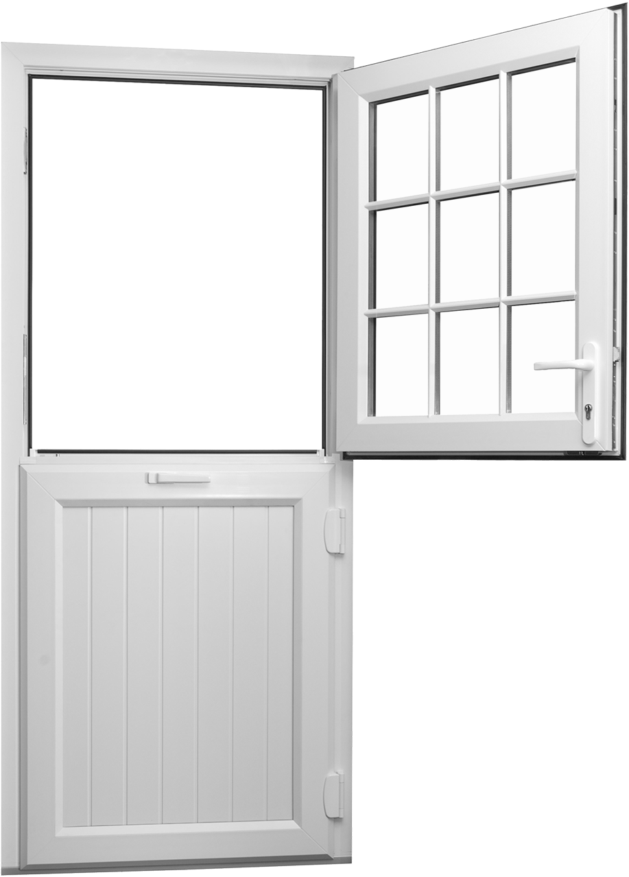 Back-doors - Upvc Stable Door (1418x1500), Png Download