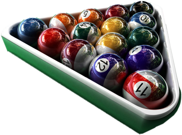 Billiard Balls Png - Billiard Transparent (709x494), Png Download