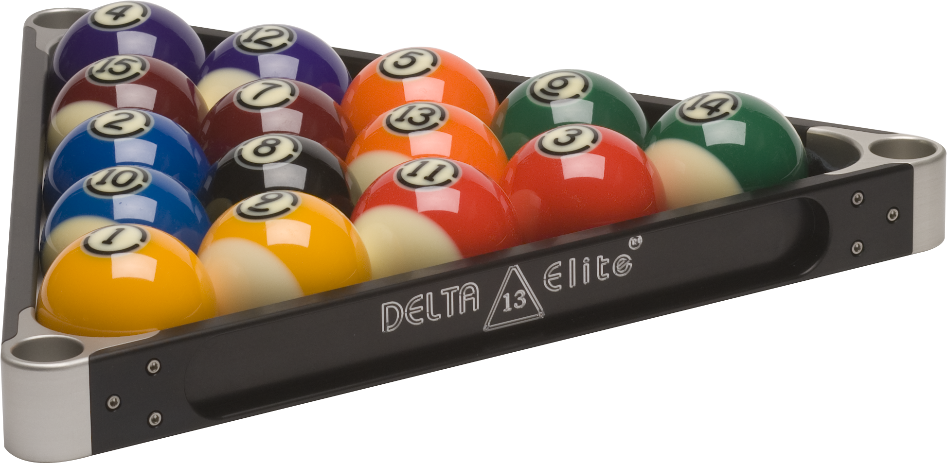 Billiard Balls Png - Billiards Rack Transparent (1961x990), Png Download