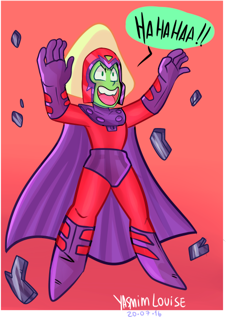 Magneto Peridot = Perineto - Peridot Magneto (500x680), Png Download