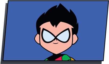 Draw Robin From Teen Titans Go (429x280), Png Download