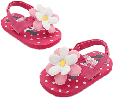 Sandals Baby Girl - Minnie Mouse Baby Sandals (400x400), Png Download