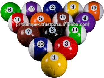 16 Cm Pool Soccer Balls - Pool Fodbold (350x350), Png Download