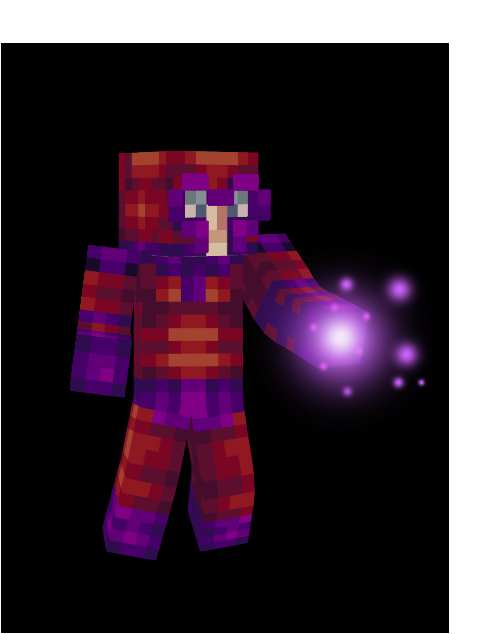 Ipnqojtpng - Minecraft Skin Magneto X Men (500x700), Png Download