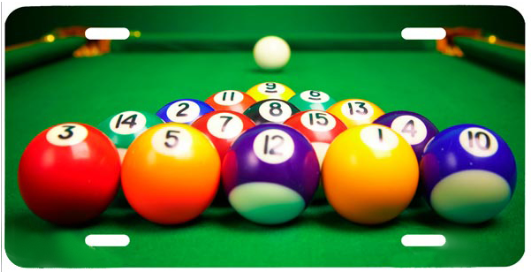 Pool Table And Balls - Cue Sports (600x400), Png Download