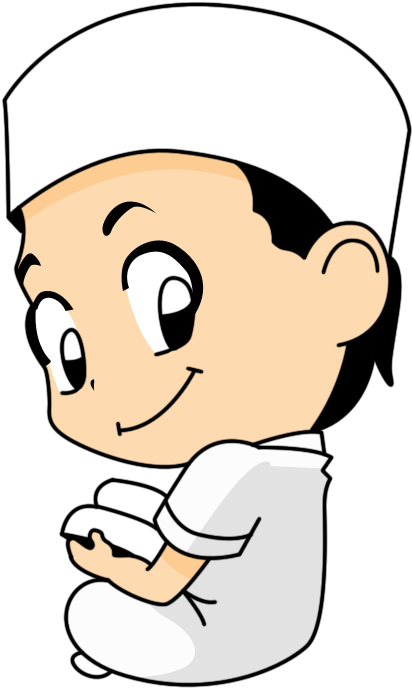 Muslim Karakter Pinterest Quran - Muslim Cartoon Boy (500x700), Png Download