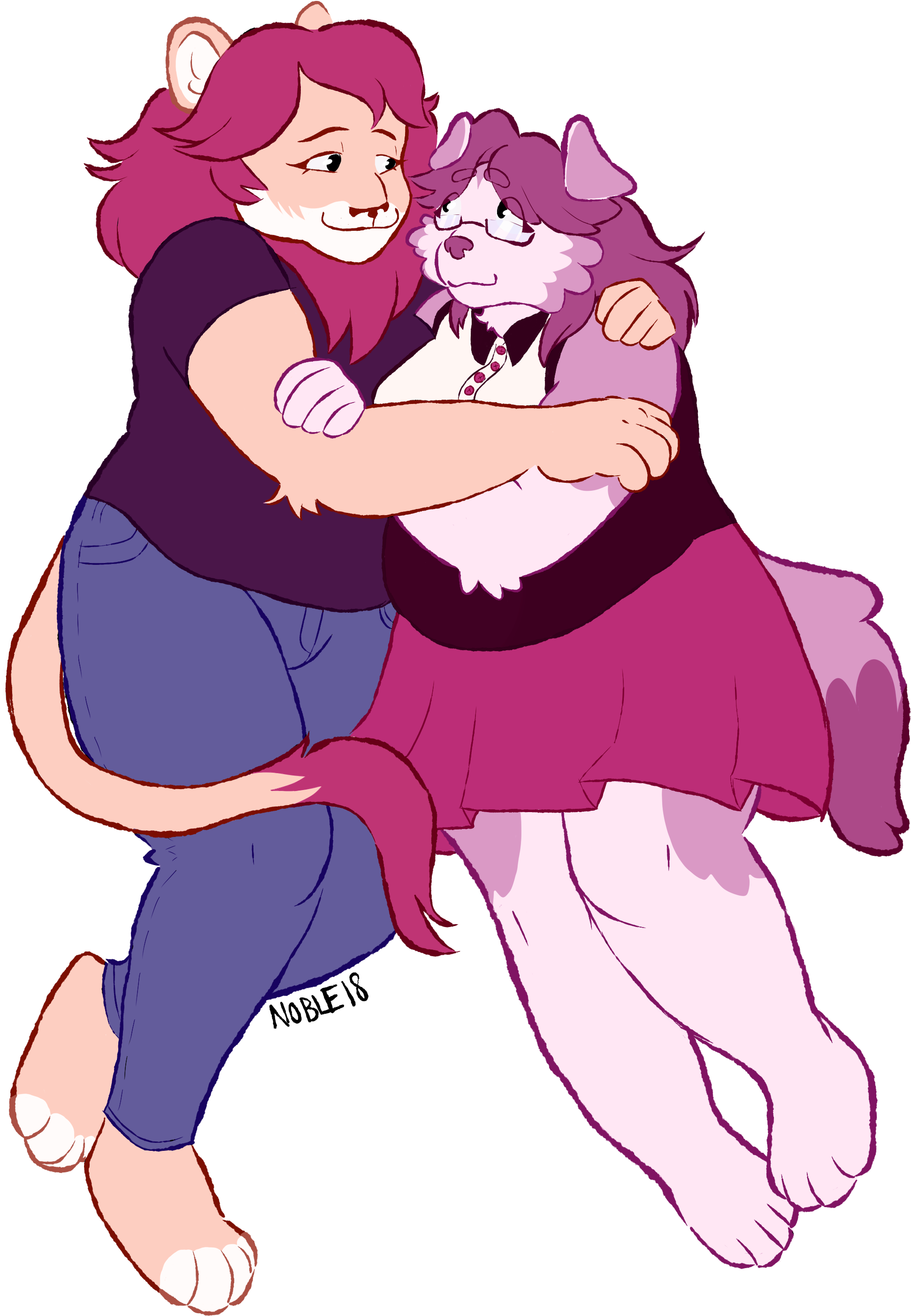 Cesare And Robin - Illustration (2100x3000), Png Download