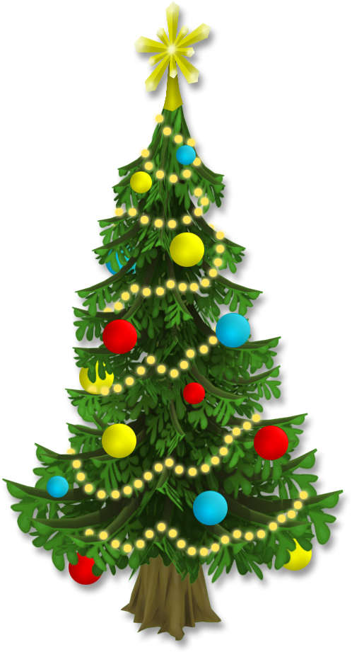 Holiday Tree - Hay Day Christmas Png (920x920), Png Download