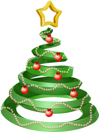 Ipresentee D Stuff - Christmas Tree With Clear Background (319x426), Png Download