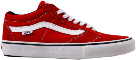 Vans Shoe Png Banner Freeuse Download - Red Vans Low Top Old Skool (510x510), Png Download