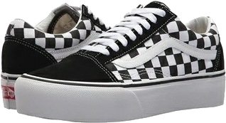 Report Abuse - Vans Old Skool Platform Black (320x400), Png Download