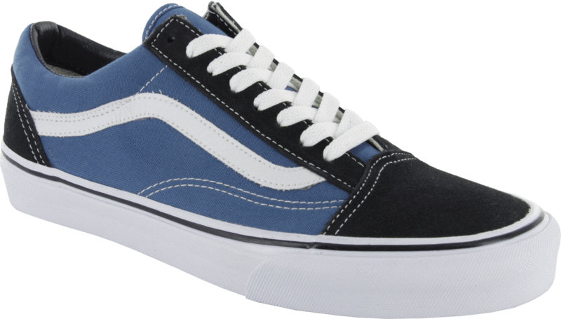 Vans Old Skool Shoes - Vans Old Skool Black Grey White (800x455), Png Download