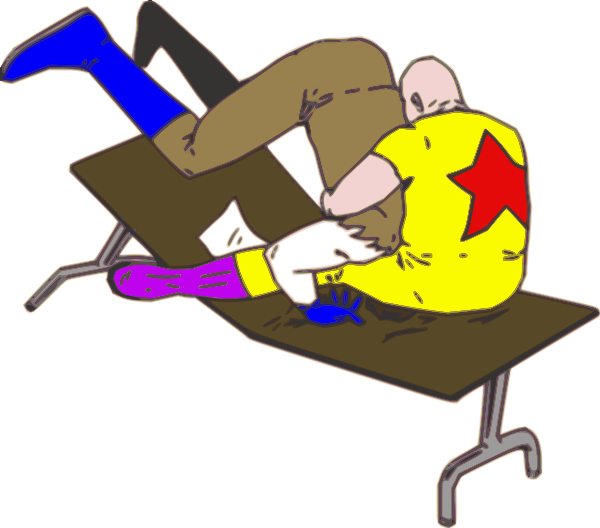 Piledriver On Table Png Images (600x528), Png Download