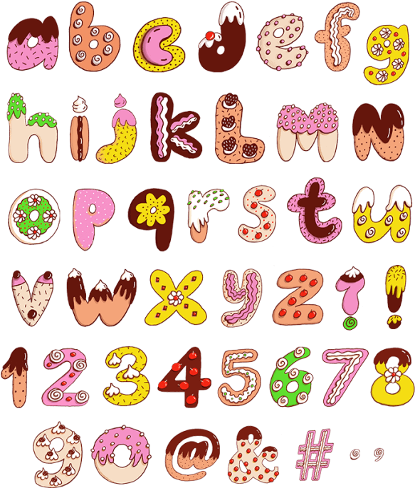 Buy Sweet Enjoy Sweetness Of Candy Typogrpahy (595x706), Png Download